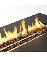 Mondawe 56inch-50,000 Btu Large Rectangular Fire pit Table for Outside