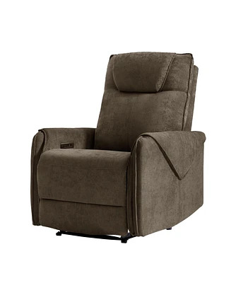 Miguel Modern Power Recliner with Dual-Layered Headrest and Layers Cushioning