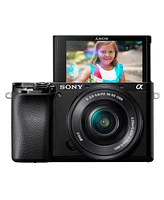 Sony Alpha a6100 Mirrorless Digital Camera with 16-50mm Lens