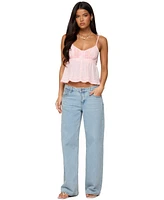 Edikted Women's Halsey Ruffle Tank Top