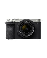 Sony Alpha a7C Ii Mirrorless Camera with Fe 28-60mm f/4-5.6 Lens, Silver, Bundle with 2x Np-FZ100 Battery, 128GB Memory Card and Shotgun Microphone
