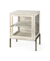 Solid Wood Square End Table for Living Room or Bedroom