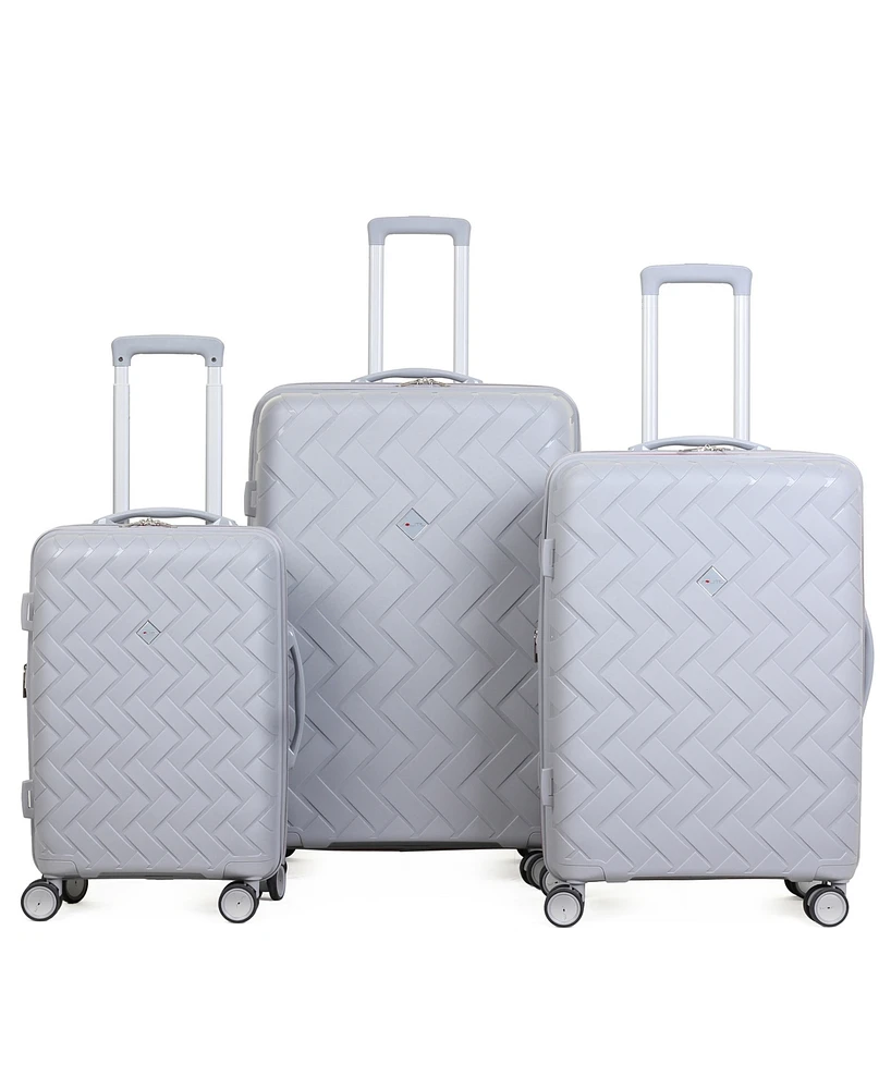 Solite Delaney 3-Piece Expandable Spinner Luggage Set
