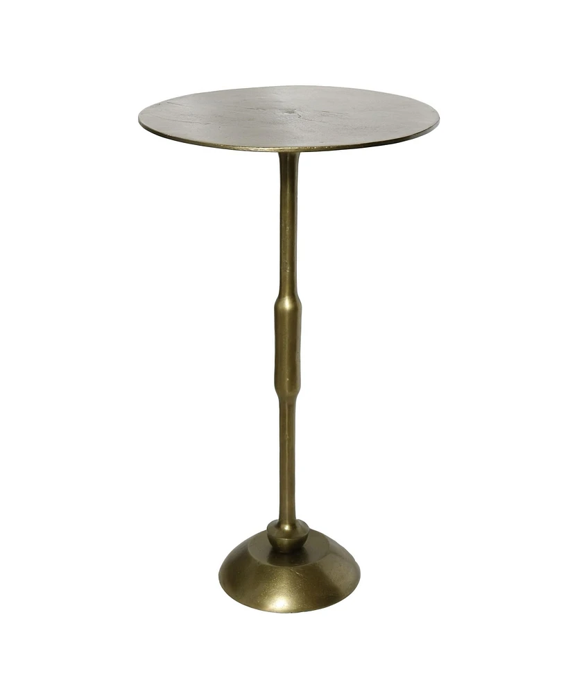 Iron Round End Table for Living Room or Bedroom Decor