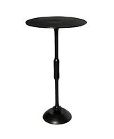 Iron Round End Table for Living Room or Bedroom Decor