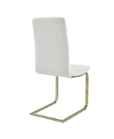 Set of 2 Modern Dining Chairs for Kitchen Table or Home Seating