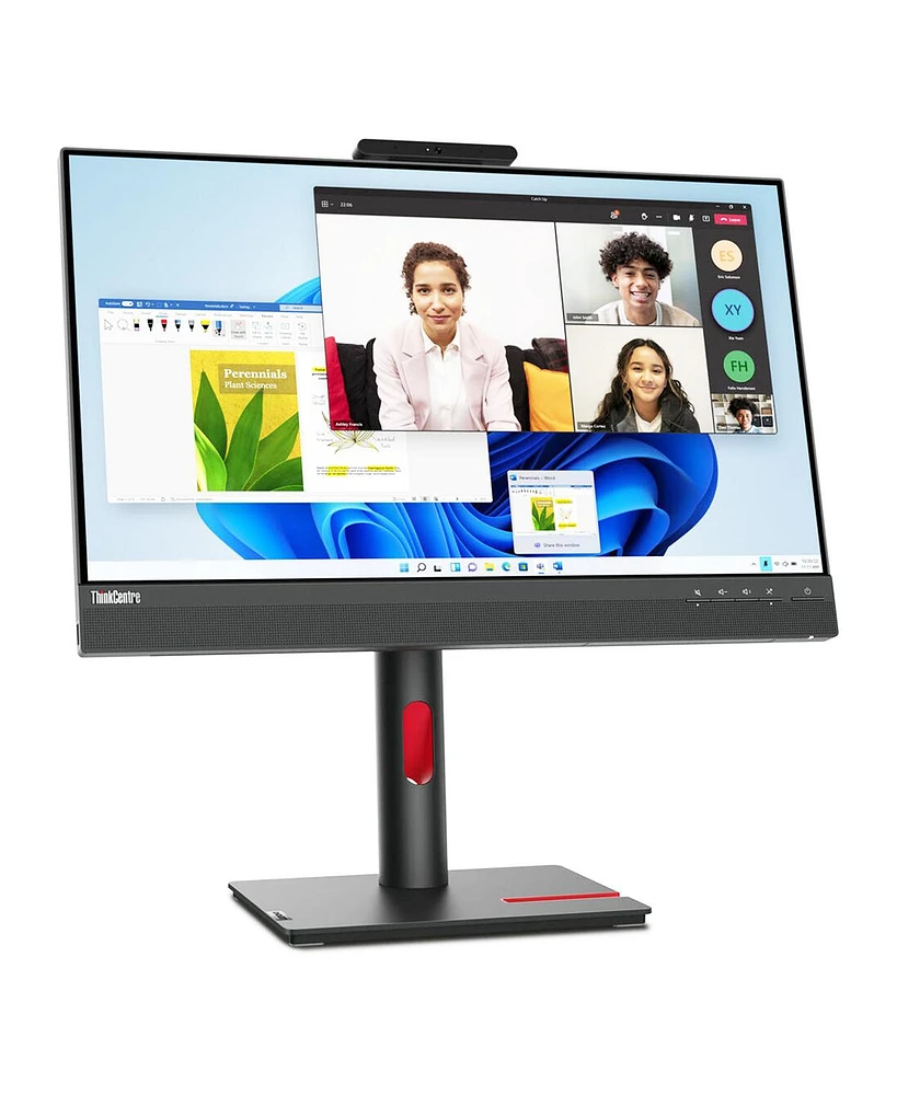 Lenovo ThinkCentre Tiny-In-One 24 Gen 5 23.8" 16:9 Full Hd Ips Wled Lcd Monitor with Webcam, Black