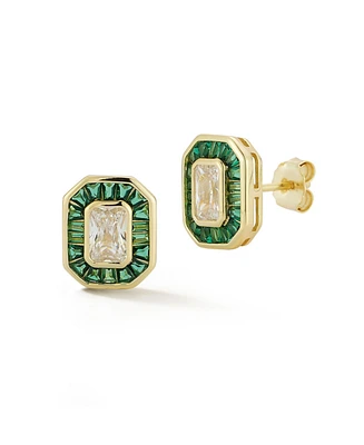 Rachel Zoe 14K Gold Plated Sterling Silver Studs