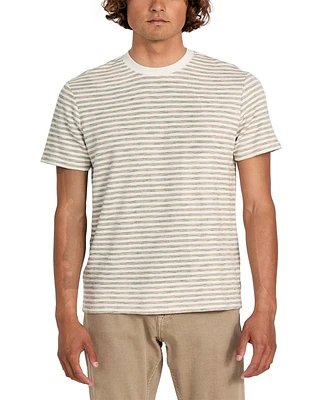 Guess Men's Baxter Short Sleeve Striped Crewneck T-Shirt