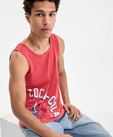 Tai Apparel Men's Coca Cola Graphic Tank Top