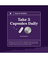 Activated Charcoal Capsules | Purifying Detox Pills for Bloating Relief and Body Cleanse, Supports Gut Health | 90ct