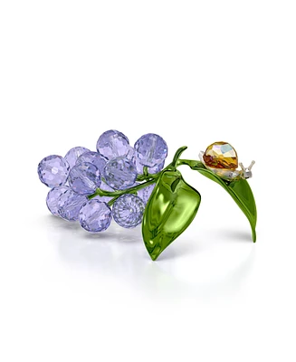 Swarovski Idyllia Snail and Blueberries Figurine
