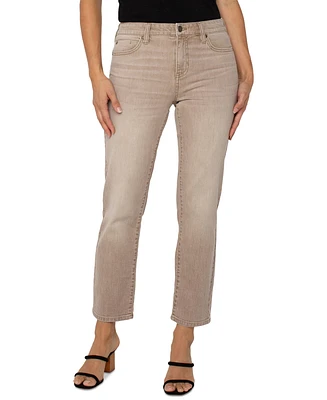 Liverpool Los Angeles Women's Liv Mid Rise Slim-Leg Ankle Jeans