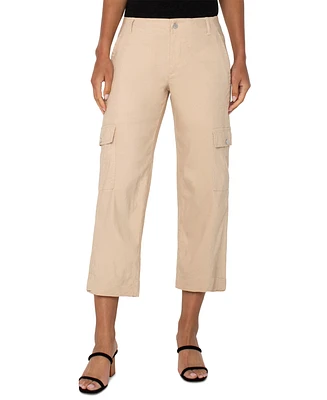 Liverpool Los Angeles Women's Utility Cropped Cargo Pants