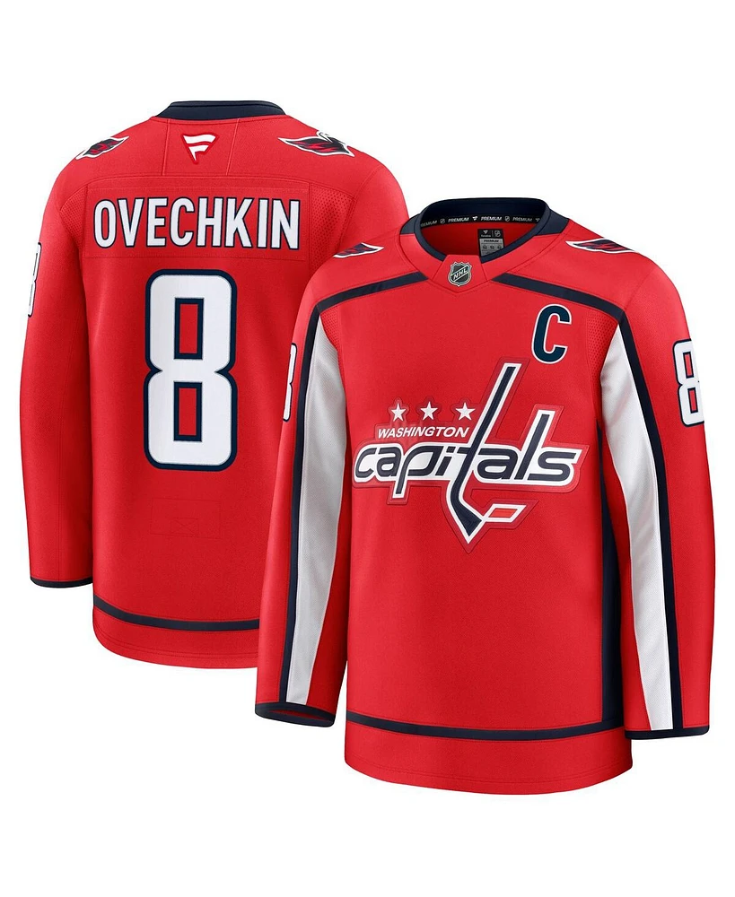 Fanatics Men's Alexander Ovechkin Red Washington Capitals Home Premium Jersey