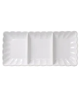 Bia Cordon Bleu Petal Divided Serving Dishes, Set of 2