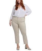 Nydj Plus Marilyn Straight Ankle Jeans