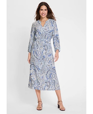 Olsen Women's Paisley Tunic Dress