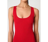 WeWoreWhat Women's Scoop Neck Midi Dress