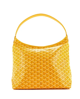 Pre-Owned Goyard Boheme Hobo Printed Coated Canvas