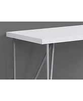 Ergonomic Computer Desk with Keyboard Tray and Monitor Stand