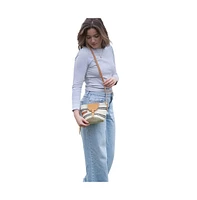 Peace Micro Handmade Sisal Crossbody Bag