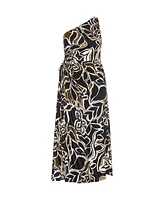 City Chic Plus Alice Print Maxi Dress