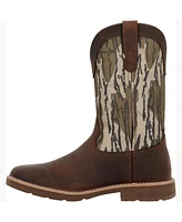 Georgia Boot Men's Core 37 Western 11" Mossy Oak Pull On