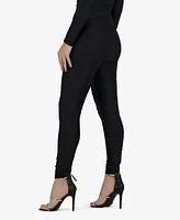 Terese Sydonna Women's Black High-Waist Sculpting Knit Pant