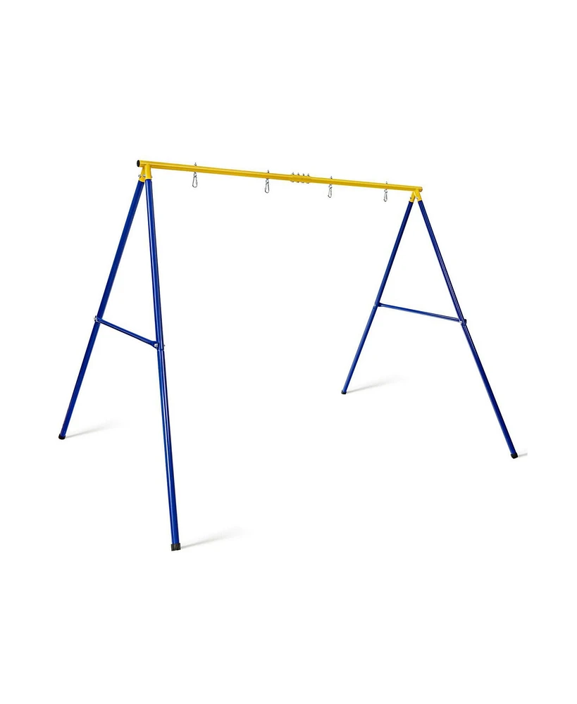660 Lbs Extra-Large A-Shaped Swing Stand with Anti-Slip Footpads