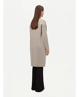 Gobi Cashmere Women's 3D Longline Cardigan