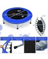 38 Inch Mini Folding Trampoline Portable Recreational Fitness Rebounder