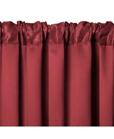 Elrene Home Fashions Antonia Damask Print Blackout Window Curtain