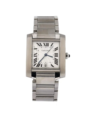 Pre-Owned Cartier Tank Francaise Automatic Watch in Stainless Steel 28mm