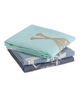 Design Imports Lakeside Embellished Kitchen Dishtowel, Set of 3