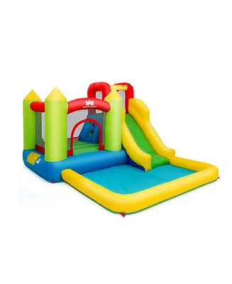 Inflatable Bounce House Water Slide Jump Bouncer Without Blower