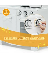 Kitchen Pretend Play Cookware Set Toys for Kids with Water Dispenser
