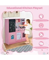 Toddler Pretend Play Kitchen for Boys and Girls 3-6 Years Old