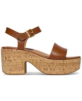 FitFlop Women's Strappy Leather Cork Platform Sandals