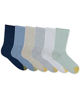 Gold Toe Women's 6-Pk. Ribbed Crew Socks 4585S5