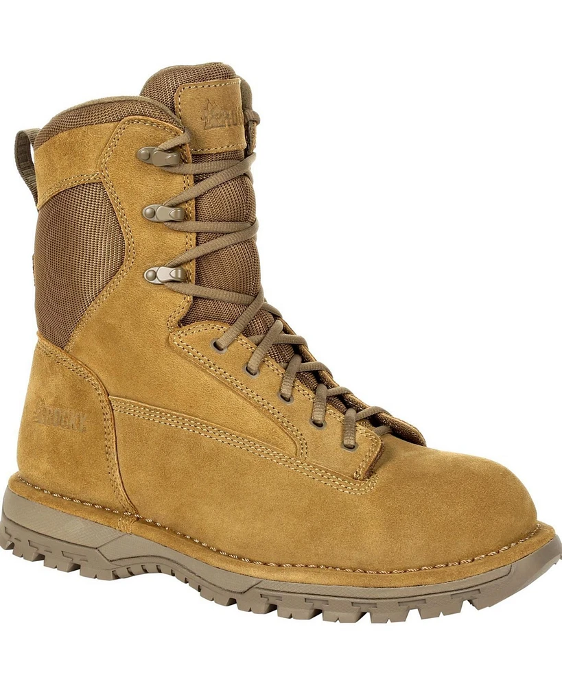 Rocky Men's Portland 8" Side Zip Composite Toe Public Service Boot