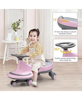 Wiggle Car Ride-on Toy with Flashing Wheels