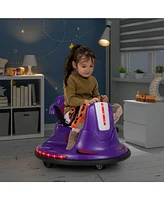 12V Kids Ride On Bumper Car with Remote Control Lights and Music
