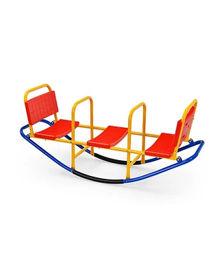 Outdoor Kids Seesaw Swivel Teeter for 3 to 8 Years Old