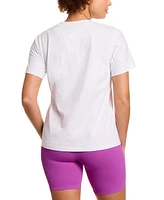 Reebok Women's Cotton Hot Logo Graphic Crewneck T-Shirt