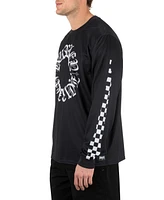 Hurley Men's Check Out Long Sleeve Jersey T-Shirt