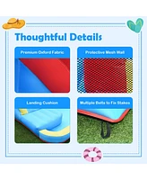 Inflatable Water Slide Bounce House with Water Cannon with 680W Blower