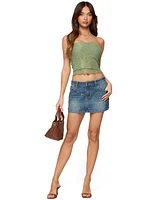 Edikted Women's Liri Layered Lace Tube Top