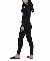 Terese Sydonna Women's Long-Sleeve Black Sculpting Knit Top