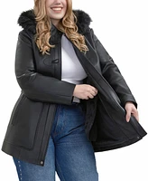Bgsd Plus Flora Leather Toggle Coat